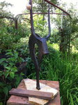 sculpture taureau  fer forg&eacute; 80/60cm. vendu