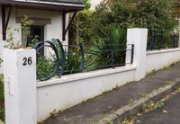 grille de cl&ocirc;ture de caract&egrave;re