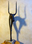 taureau fer forg&eacute; et r&eacute;cup&eacute;ration 80/60cm vendu
