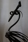 heron fourche, fer forg&eacute; et r&eacute;cup&eacute;ration VENDU