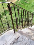 rampe d'escalier, style épis  redessiné