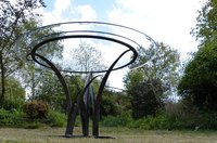 table en fer forg&eacute; , v&eacute;g&eacute;taux, 650 �